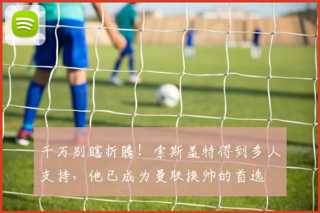 千万别瞎折腾！索斯盖特得到多人支持，他已成为曼联换帅的首选