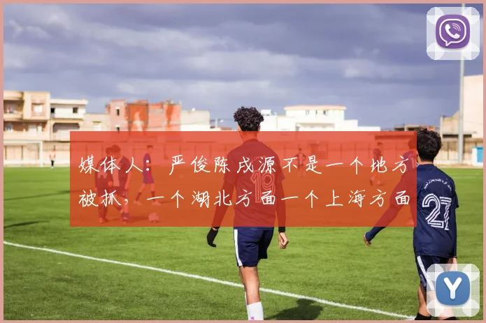 媒体人：严俊陈戌源不是一个地方被抓，一个湖北方面一个上海方面